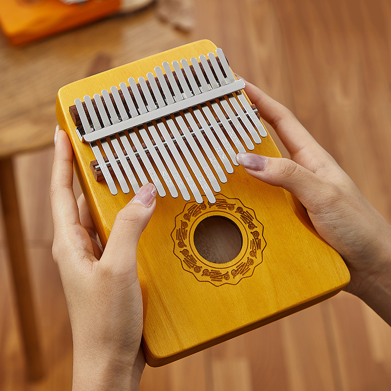 Musical Instrument Piano - Hluru 17 Key Kalimba Finger Piano
