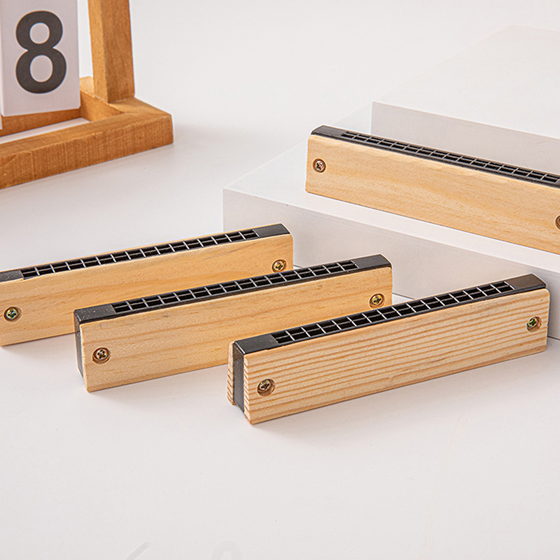 1Pc DIY Wooden Harmonica 16 Ho - Musical Instrument Diy For Kids review and price