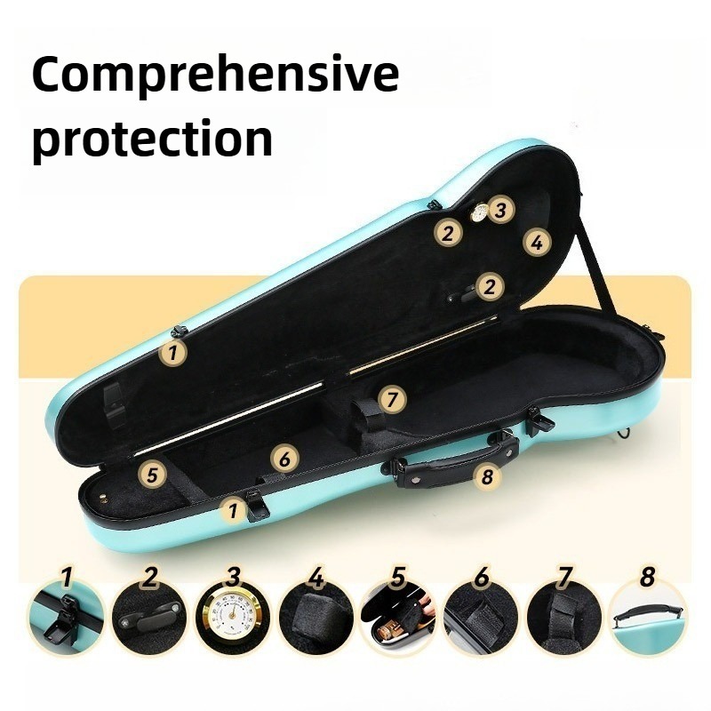 Carbon Fiber Violin Case Anti  - Musical Instrument Veena review and price