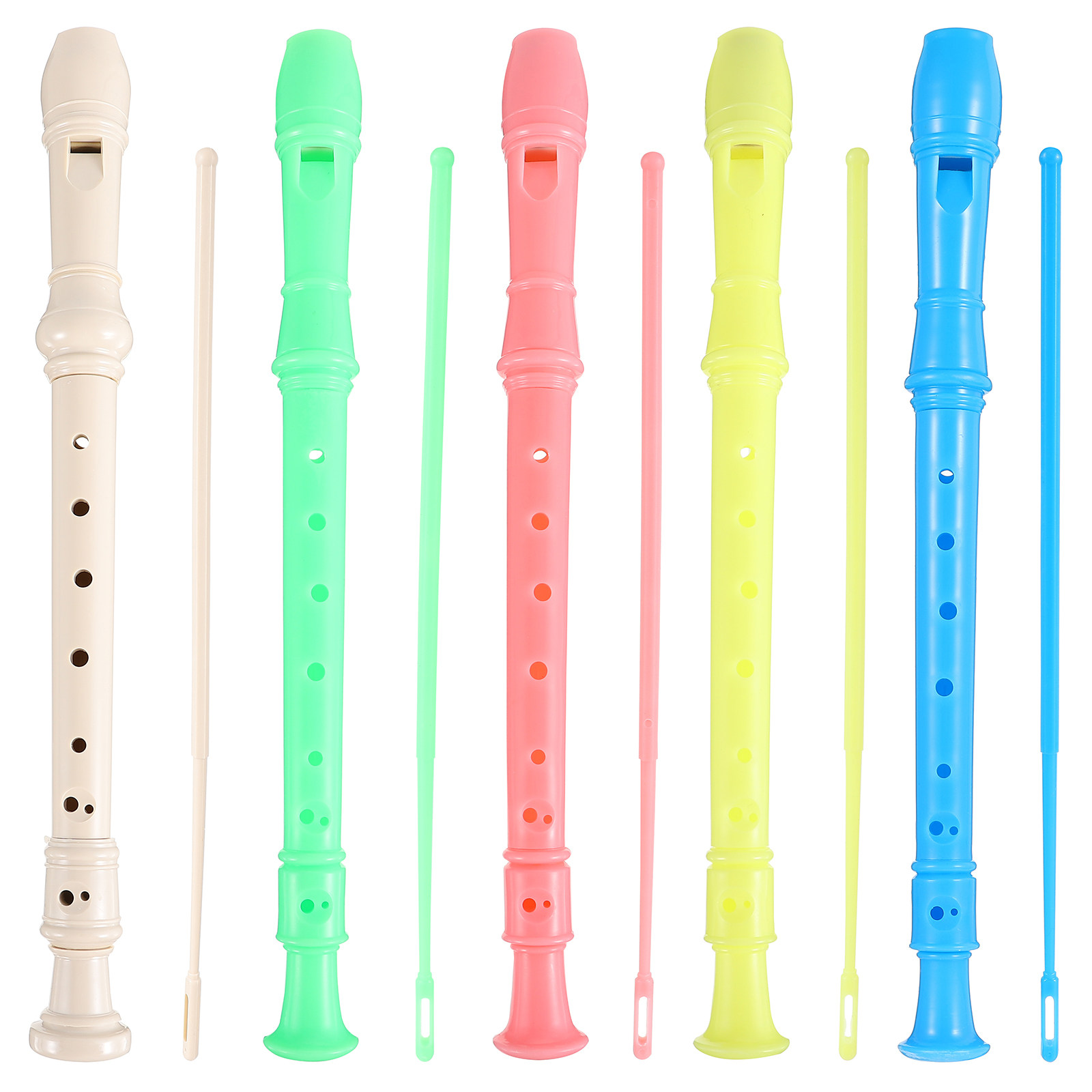5Pcs Mixed Color Soprano Recor - Soprano Recorder Plastic review and price