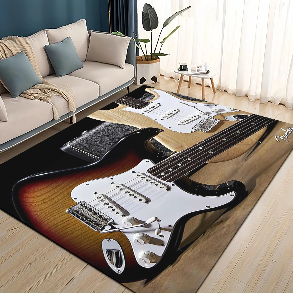 3D Retro Fender logo Guitar In - Musical Instruments Online review and price