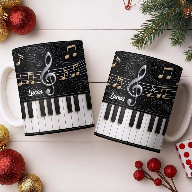 Personality Piano Ceramic Mug  - Musical Instrument Name review and price