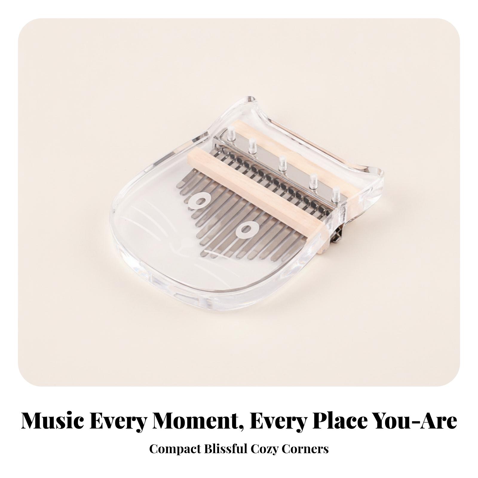 Clear Cat Shape Kalimba Finger - Musical Instrument Piano review and price