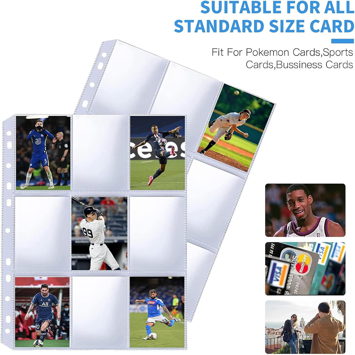 50 Pack 9 Pocket Card Sleeves  - Cajon Musical Instrument review and price