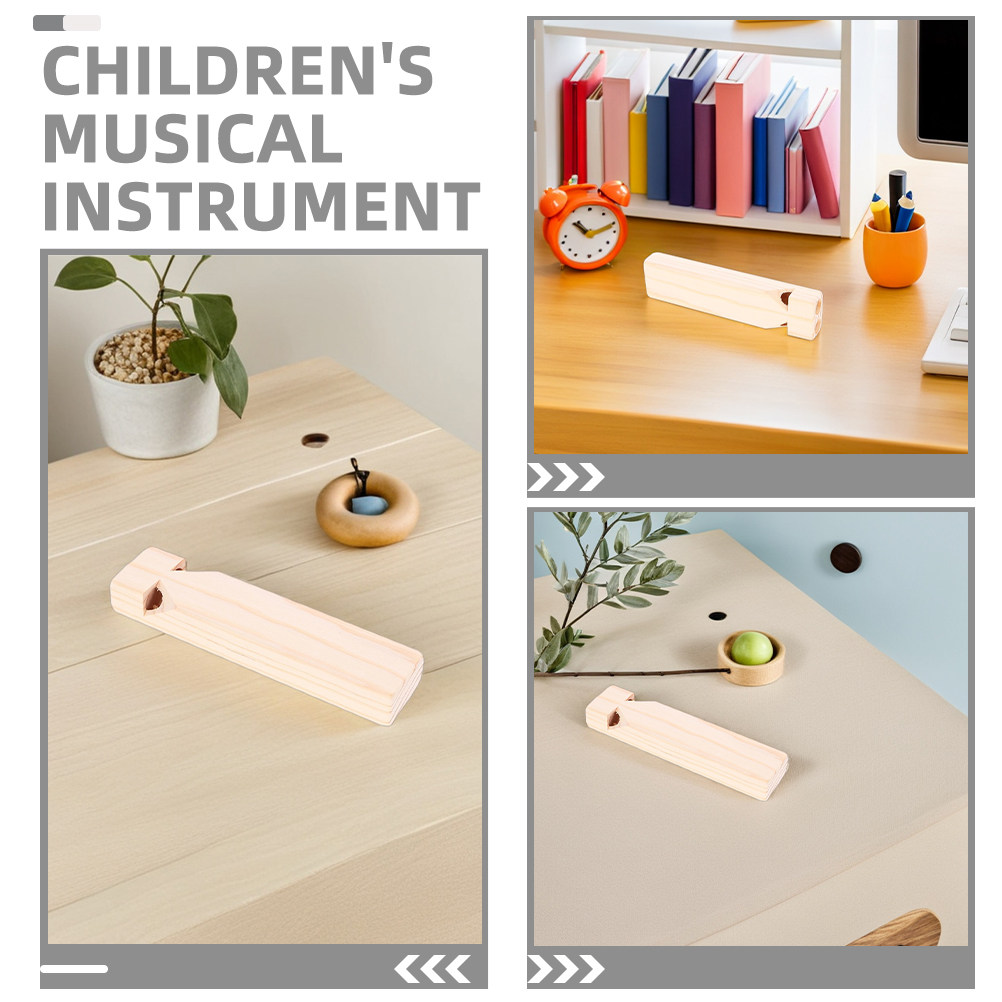 3Pcs Wooden Orff Train Whistle - Musical Instrument Diy For Kids review and price