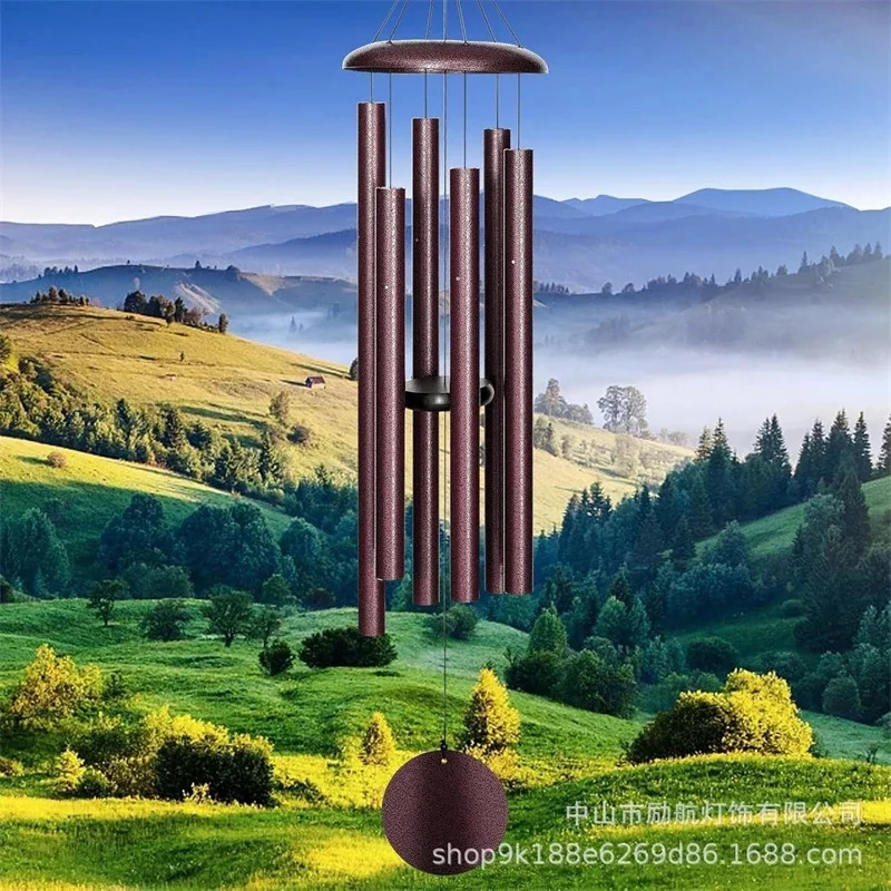 45 Inch Outdoor Wind Chime Red - Wind Chime Tubular review and price