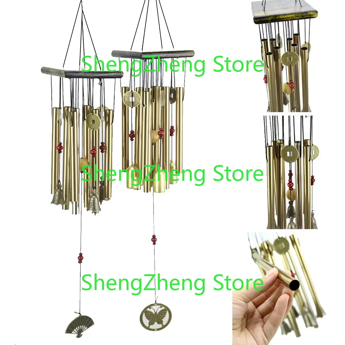 Solid Wood Hollow Tube Metal T - Wind Chime Tubular review and price