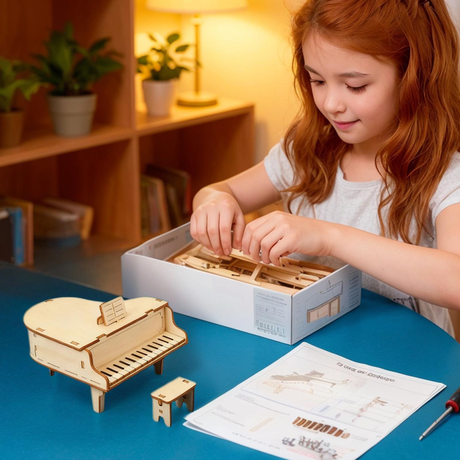 DIY Music Box Kit Wooden Instr - Musical Instrument Diy For Kids review and price